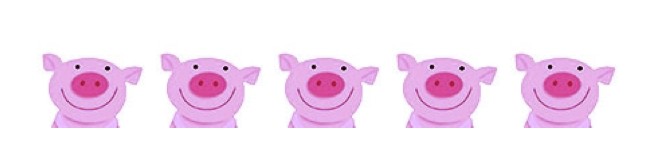 5 pigs