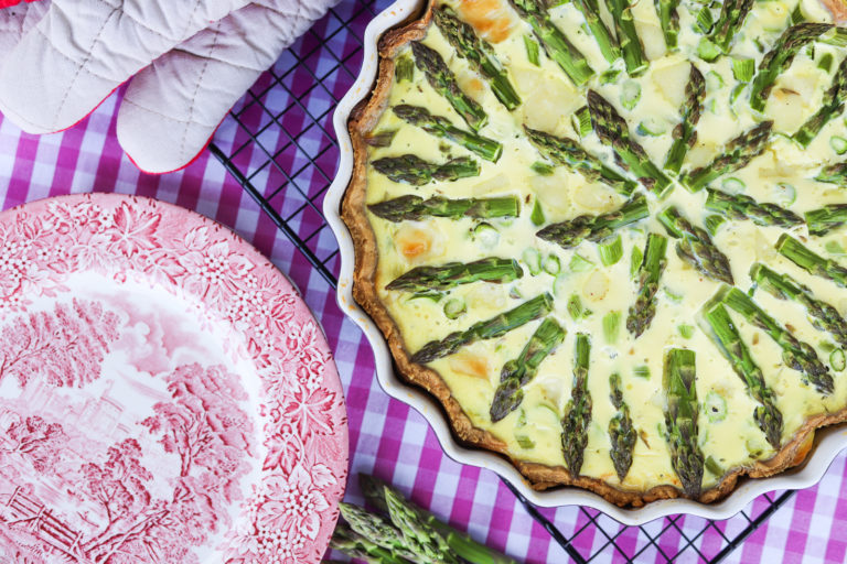 tarta ze szparagami przepis