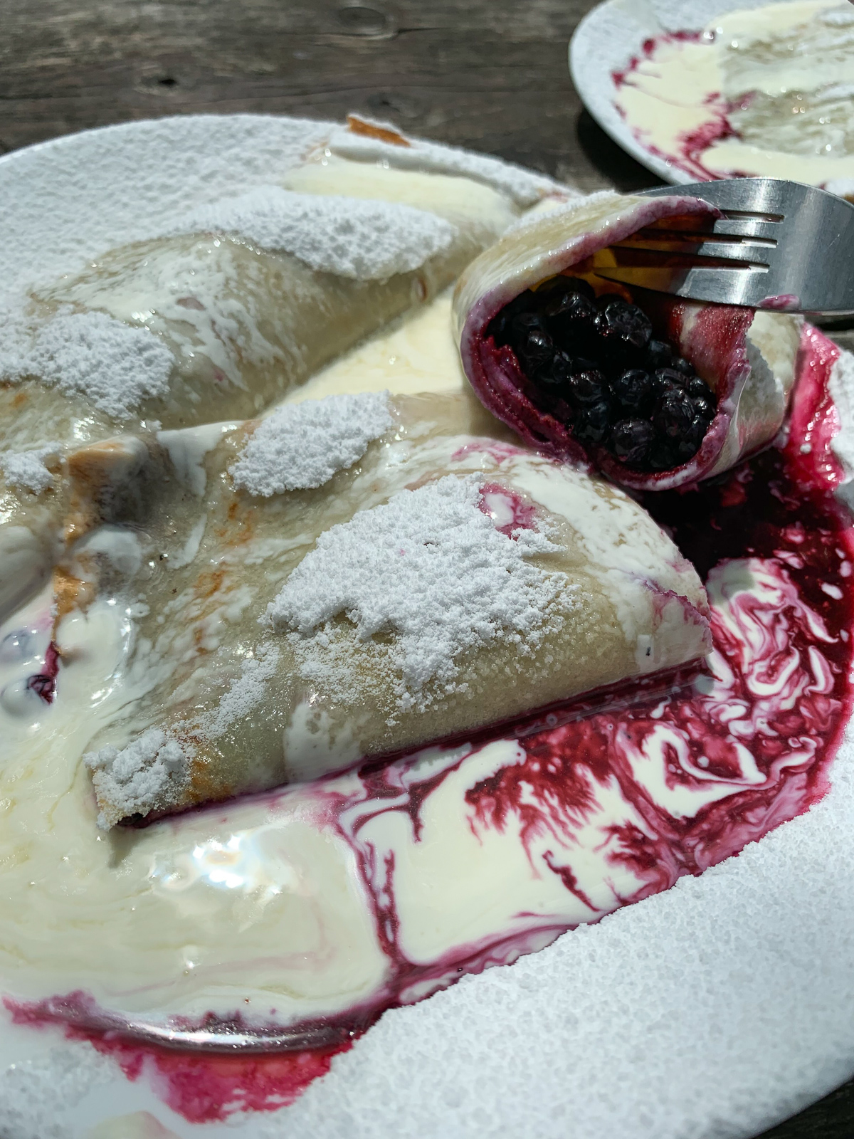 nalesniki z jagodami bieszczady